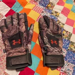Under Armour Primaloft Camo Hunting Gloves, Men's Large